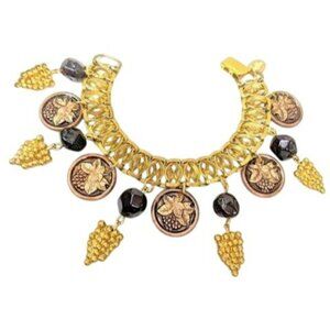Sugar Gay Isber Vintage Grapes Bracelet Contemporary Jewelry